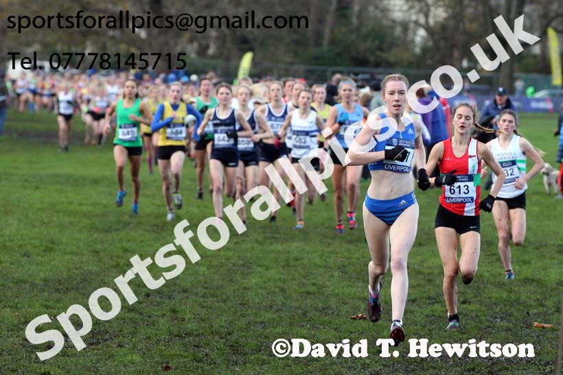 Womens under-17s and IAAF Junior Womens 2017 British Athletics Liverpool Cross Challenge, Sefton Park, Liverpool. Photo:  David T. Hewitson/Sports for All Pics